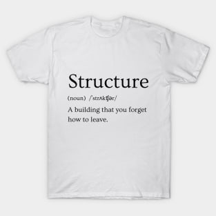 Structure Funny Definition T-Shirt